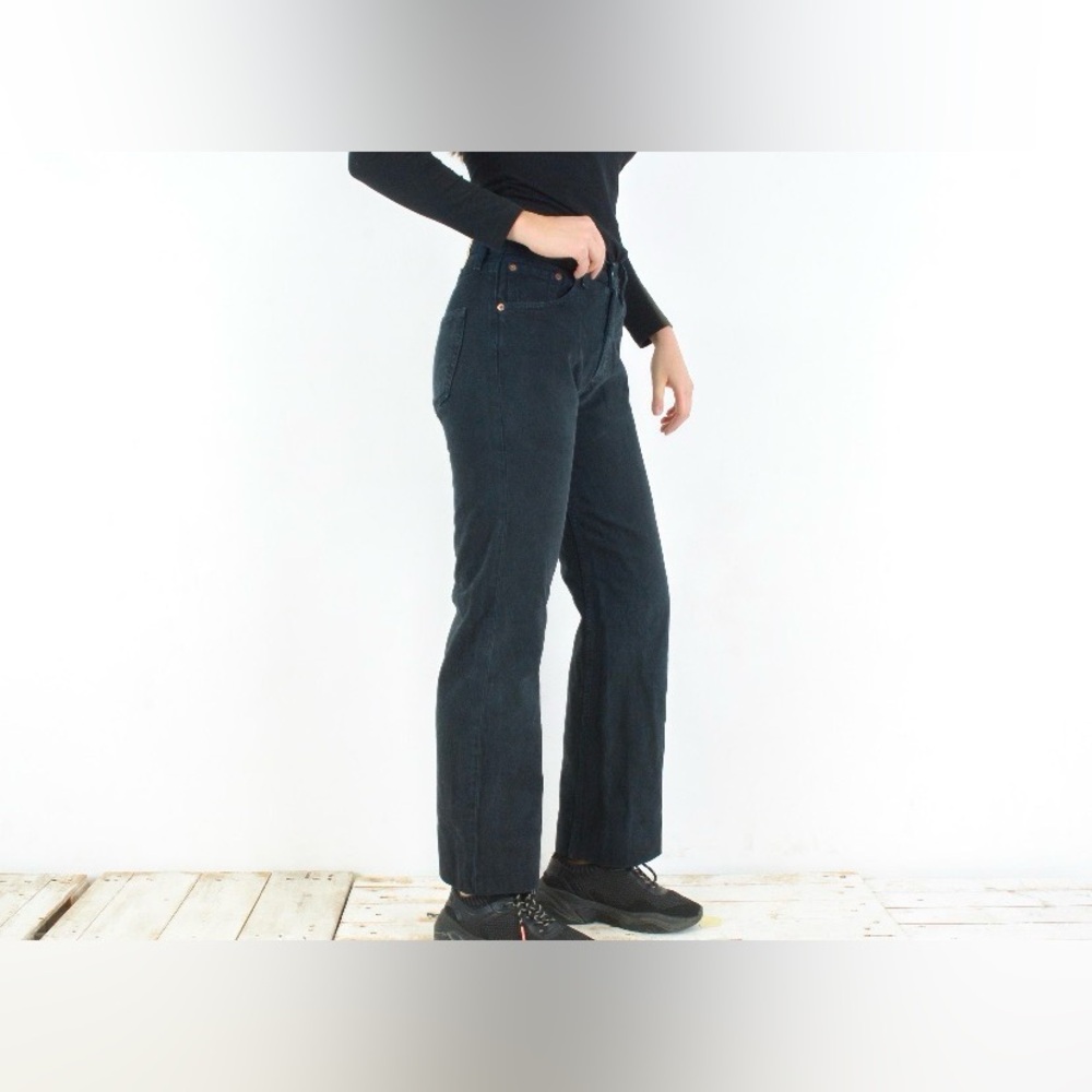 Vintage LEVIS PREMIUM 501 Women’s Straight Black Jeans W29 L34